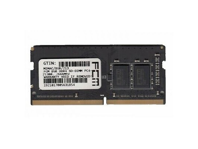 Ddr4 8Gb 2666 Mhz So Dimm Fcm Cl19 Pc4 21300 1 2V Unbuffered Mac - Visualizzazione dettagliata