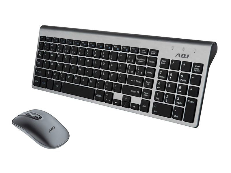 Tastiera Mouse Kit Wifi Platinum Gy 1000Dpi 112Tasti Multiplug Play Adj - Visualizzazione dettagliata