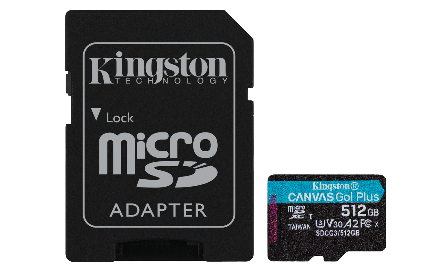 Sd Micro 512Gb Cl10 Uhs I Con Adatt 170Mb S Let 90Mb S Scrit Kingston - Visualizzazione dettagliata