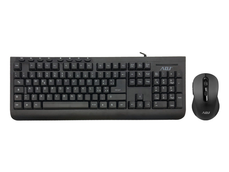 Tastiera Mouse Kit Usb Pure Evo Bk 113Tasti Multimedia Mouse 6D Ergono - Visualizzazione dettagliata