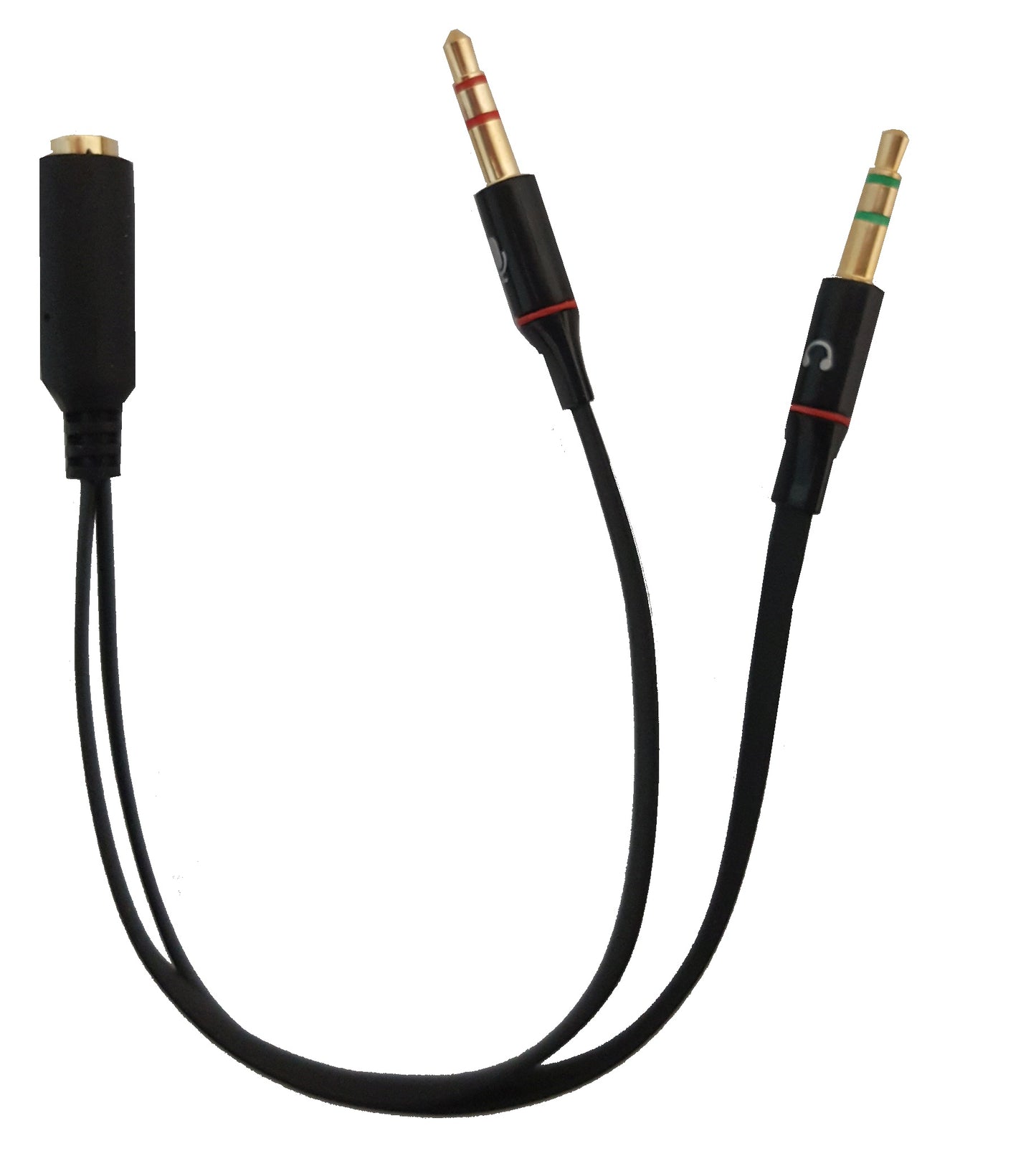 Adattatore 3 5Mm Per Cuffie Con Mic Eaudio Integrat A 2 Jack 3 5Mm Masc - Visualizzazione dettagliata