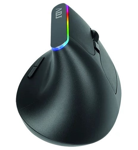 Mouse Wireless Optical Sharkmini Bk 800 1200 1600 Rgblight Silent Click - Visualizzazione dettagliata