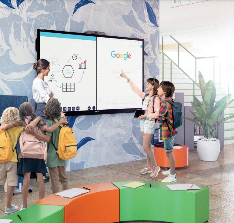 Mon 86Touch 4K 500Cd M2 Sw Oktopus Dabliu Touch Staffa Inclusa - Visualizzazione dettagliata