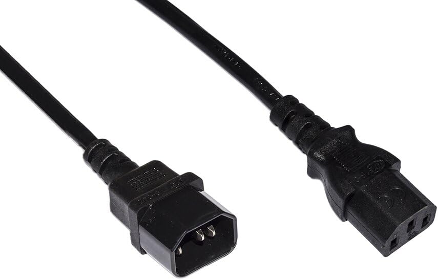 Cavo Alimentazione 1 8Mt M F Bk Prolunga C14 C13 - Visualizzazione dettagliata