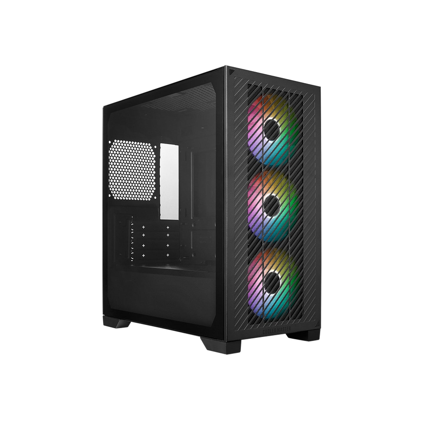 Case Minitower No Psu Elite 301 Bk Usb A C 3 5 2 5 Rgb Glass Matx Mitx - Visualizzazione dettagliata
