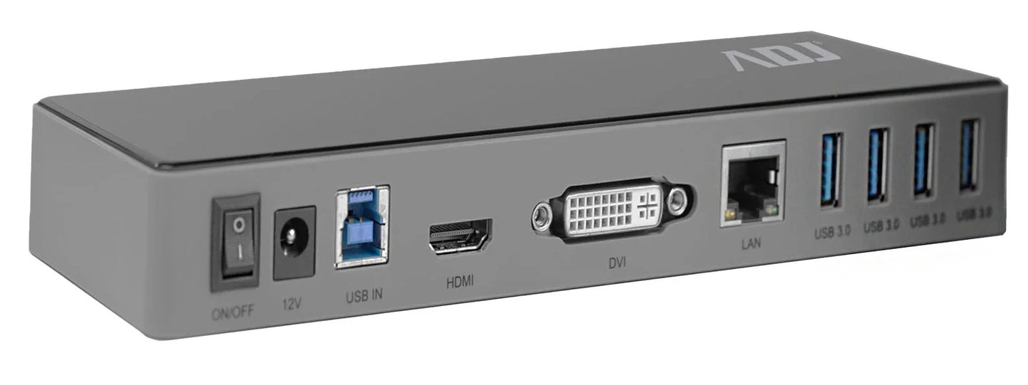 Docking Station 13In1 Usb3 0 Xena Hdmi Dvi Lan 6 Usb 3 5Mm Audiovideo - Visualizzazione dettagliata