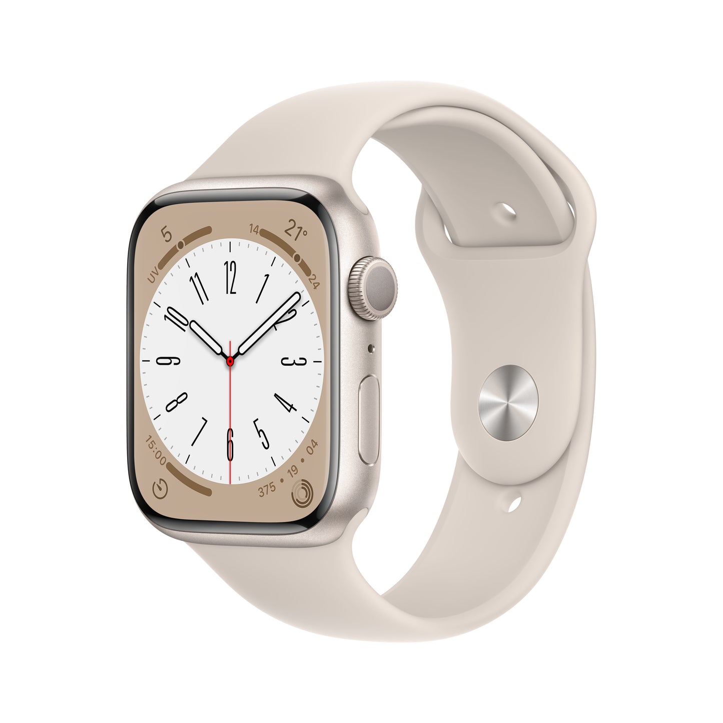 Watch 8 45Mm Gps Galassia Allumin Galassia Sport Band - Visualizzazione dettagliata