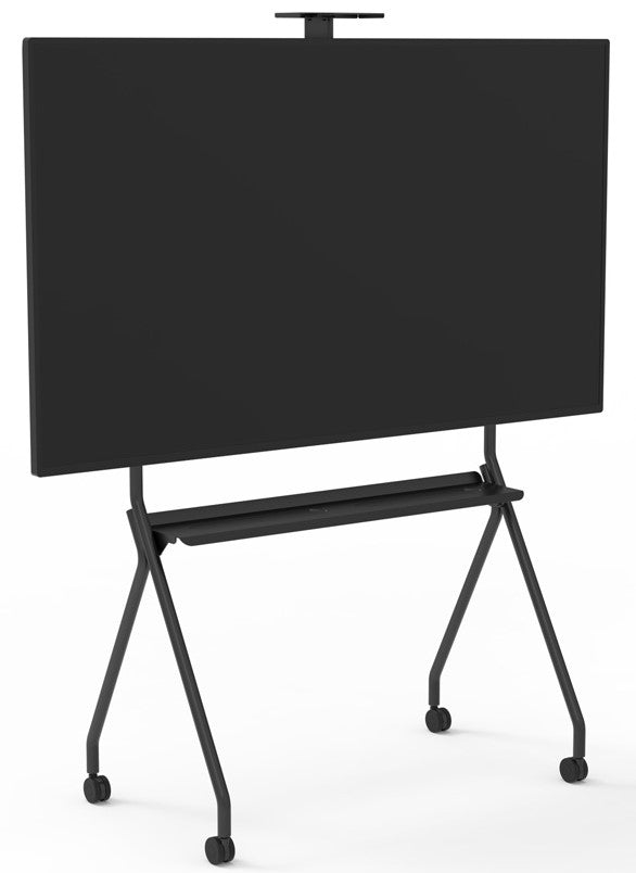 Staffa Pavimento Per Tv Fino A 86 Npf10297 100Kg Con Ruote 1000X600 - Visualizzazione dettagliata