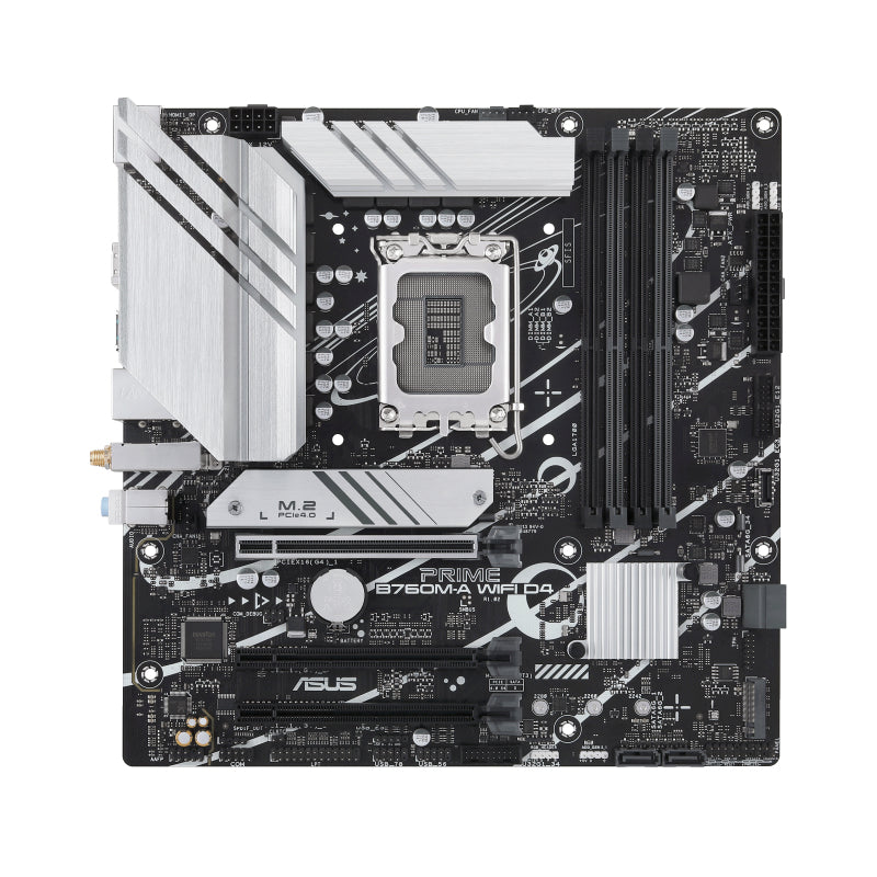Mb Asus Prime B760M A Wifi D4 S1700 4D4 4S3 2M 2 Gbl U3 2 Dp 2Hdmi - Visualizzazione dettagliata