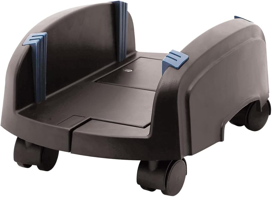 Porta Pc Carrellino Techmade Regola Bile Nero Con Rotelle Fermo - Visualizzazione dettagliata