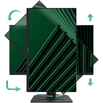 Mon 27Ips Wqhd Bk Mm Pivot Msi Pro Mp275Qpg 1Ms 100Hz - Visualizzazione dettagliata