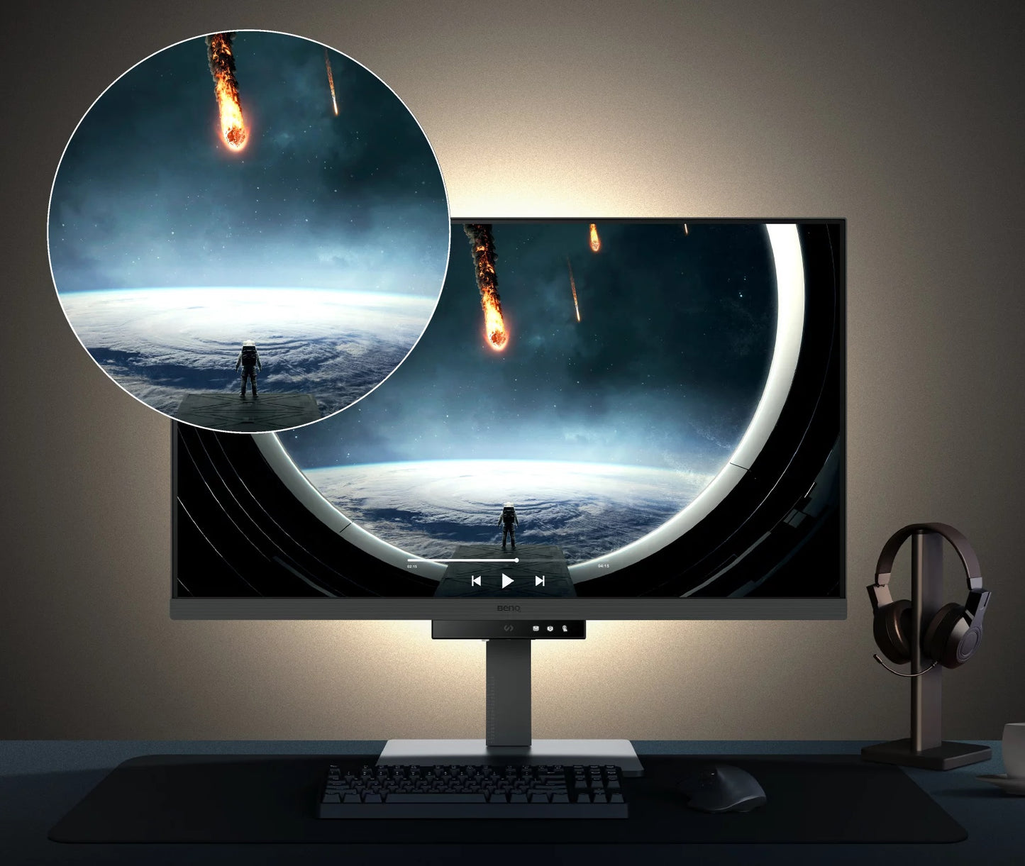 Mon 32Ips Uhd 4K Mm 350Cd Hdmi Dp Benq Rd320U Usbc Reg Altezza - Visualizzazione dettagliata