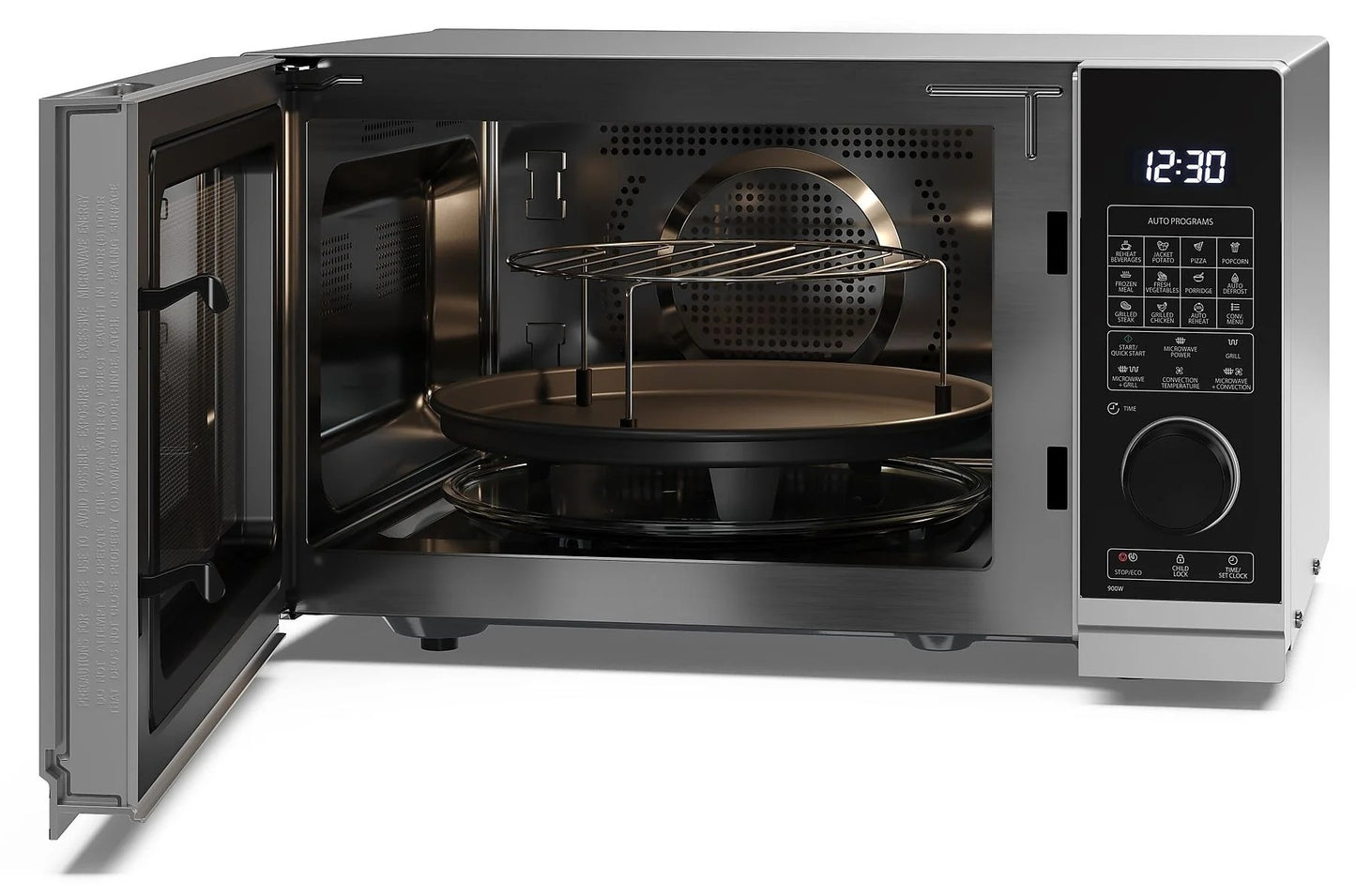 Forno Microonde Digitale Sharp Italia 28Lt 1250 Grill Convezione - Visualizzazione dettagliata