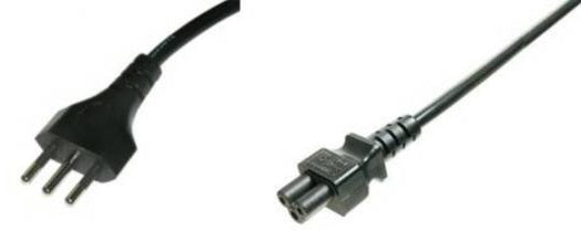 Cavo Alimentazione 1 Mt Bk Tripolare Notebook A Spina Italiana - Visualizzazione dettagliata