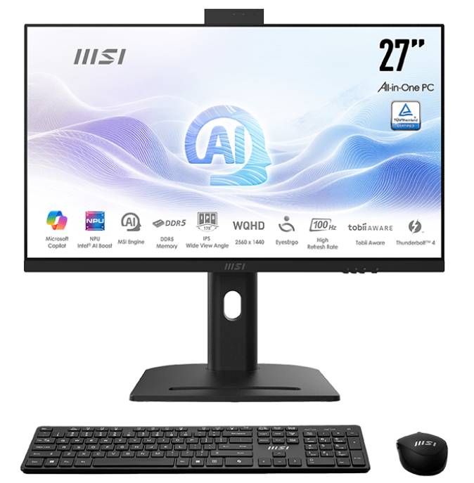 Aio 27 Ultra 7 32G 1Tb 2K W11P Bk U7 155U Ips Modern Black Wqhd 2Y - Visualizzazione dettagliata