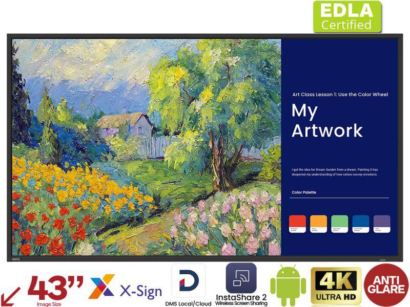 Mon 43Ds Sl4304 Pantone Validated Benq Sl4304 Edla 64 Andr13 500Cd Es - Visualizzazione dettagliata