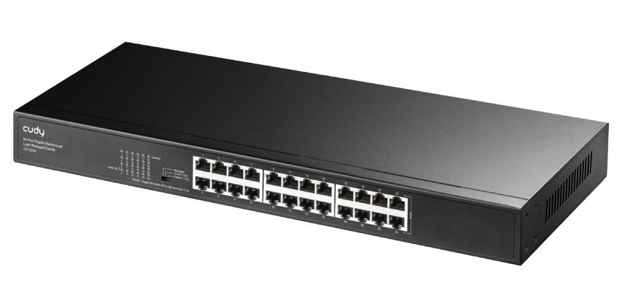 Switch 24P Gigabit Rackmount Light Managed - Visualizzazione dettagliata