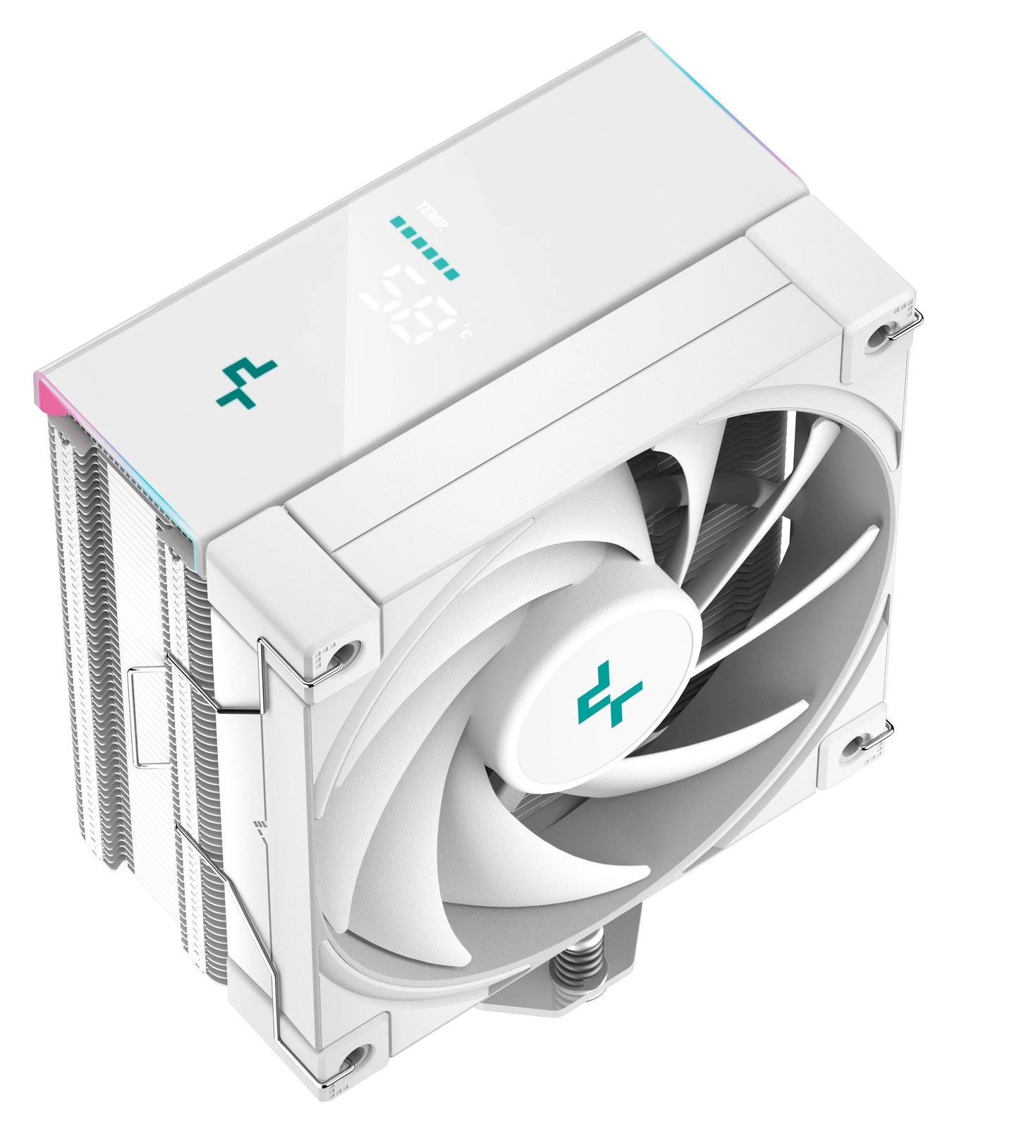 Dissipatore Aria Deepcool Ak400 Wh Lga 1151 1700 Amd Am4 Am5 Rgb - Visualizzazione dettagliata