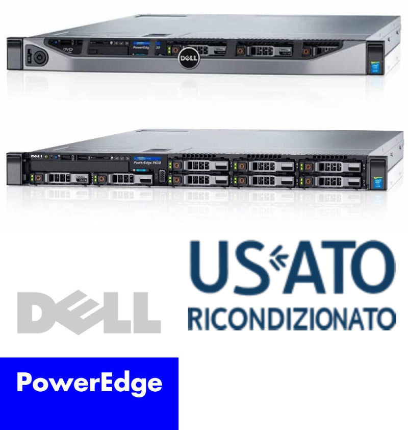 Server Ref Dell R630 2Xe5 2650 64Gb 2X1 2Tb Sas H330 2Xpsu 8Sff V4 - Visualizzazione dettagliata