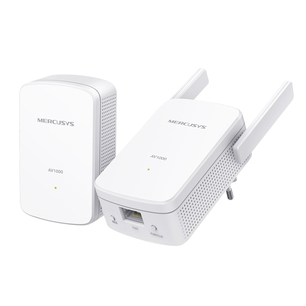 Powerline Av1000 Wifi N300 Kit 1P Gigabit 2 Antenne Esterne 2Unit - Visualizzazione dettagliata
