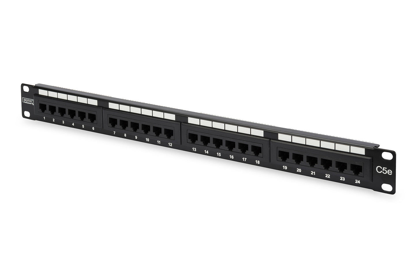 Patch Panel 24 Porte Non Schermato Utp Cat 5E 8 Poli Rj45 Rack 19 - Visualizzazione dettagliata