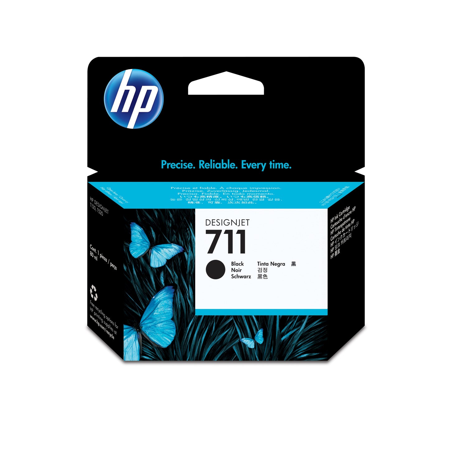 Ink 711 Cz133A K Designjet T 120 80Ml - Visualizzazione dettagliata