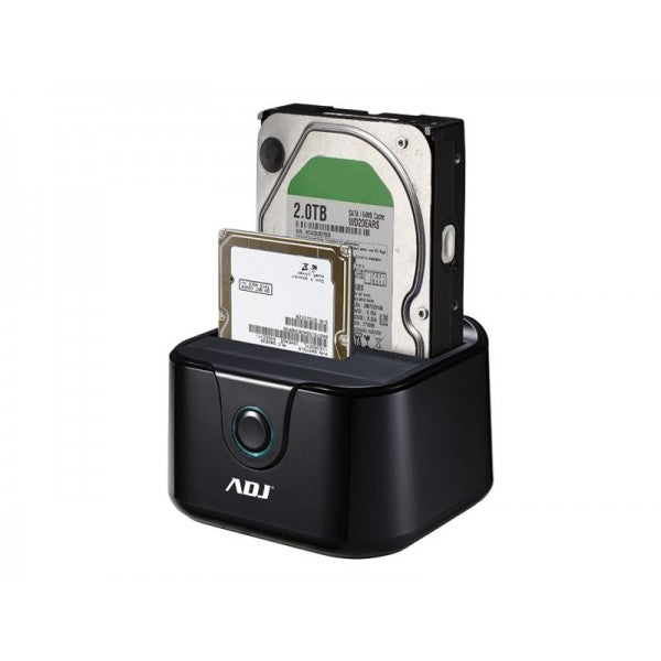Docking Station Hdd2 5 3 5 Max8Tbbk Double Clonazione Usb 3 0 Sata Adj - Visualizzazione dettagliata