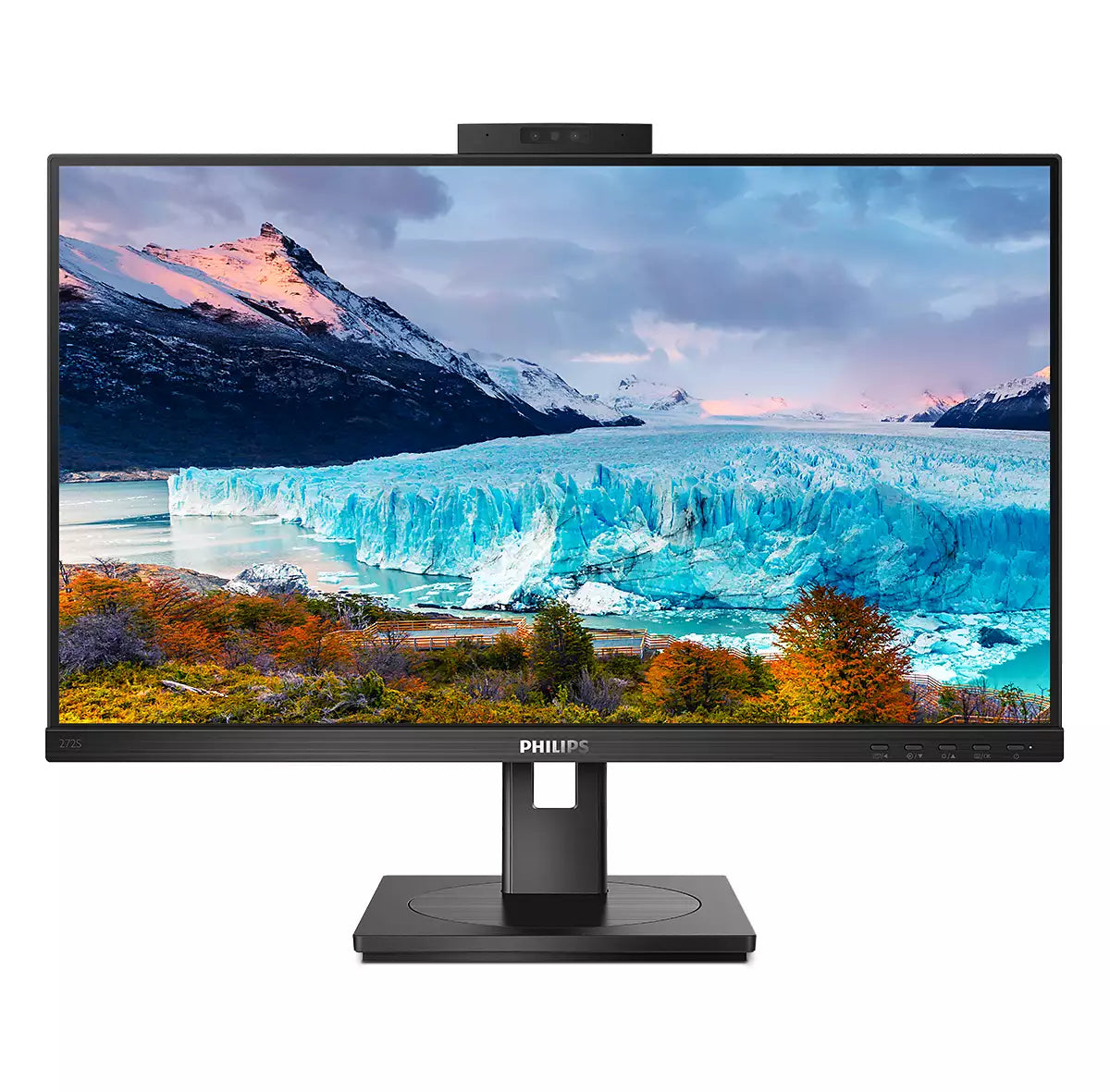 Mon 27Ips Vga Dvi Dp Hdmi Usb Philips 272S1M Pivot Webcam Reg Alt - Visualizzazione dettagliata