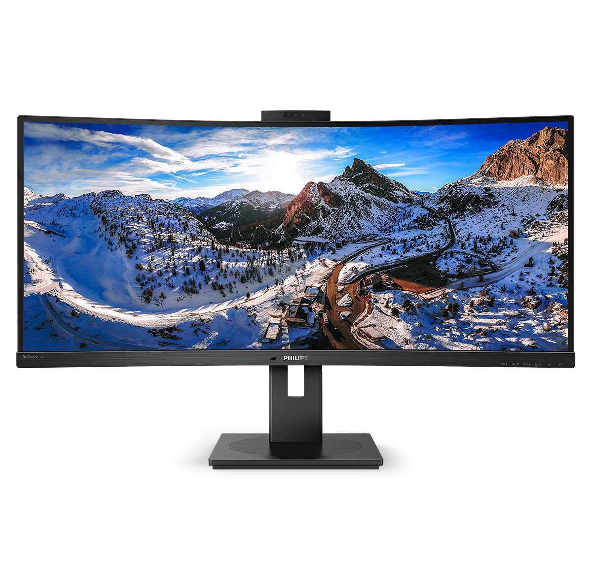 Mon 34Va Curvo 21 9 Wqhd Webcam Mm Philips 346P1Crh Hdmi Dp Usbc Reg - Visualizzazione dettagliata