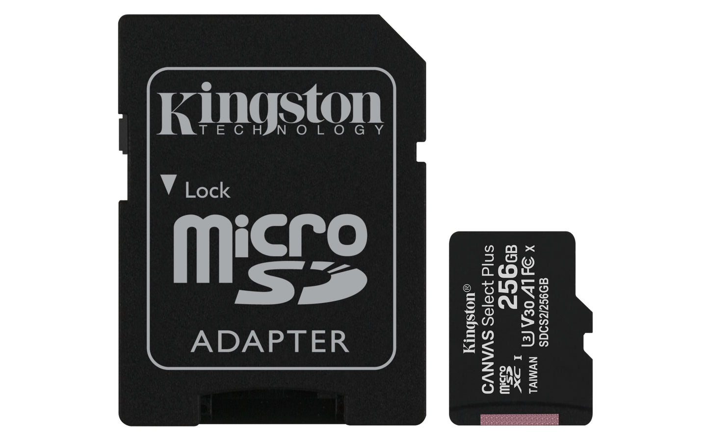 Sd Micro 256Gb Cl10 Uhs I Con Adatt 100Mb S Let 85Mb S Scrit Kingston - Visualizzazione dettagliata