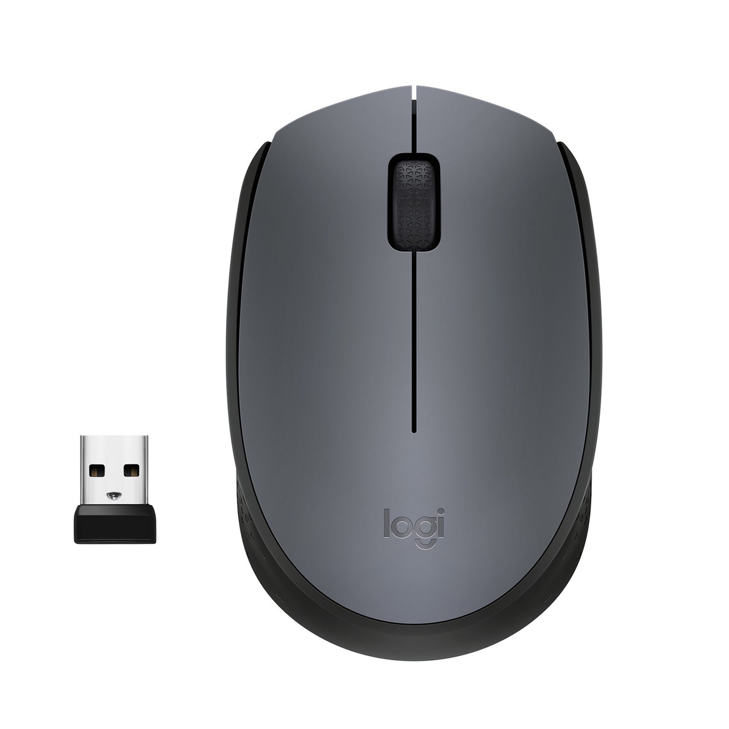 Mouse M170 Log Cordless Grey Logitech Usb Nano Receiver - Visualizzazione dettagliata