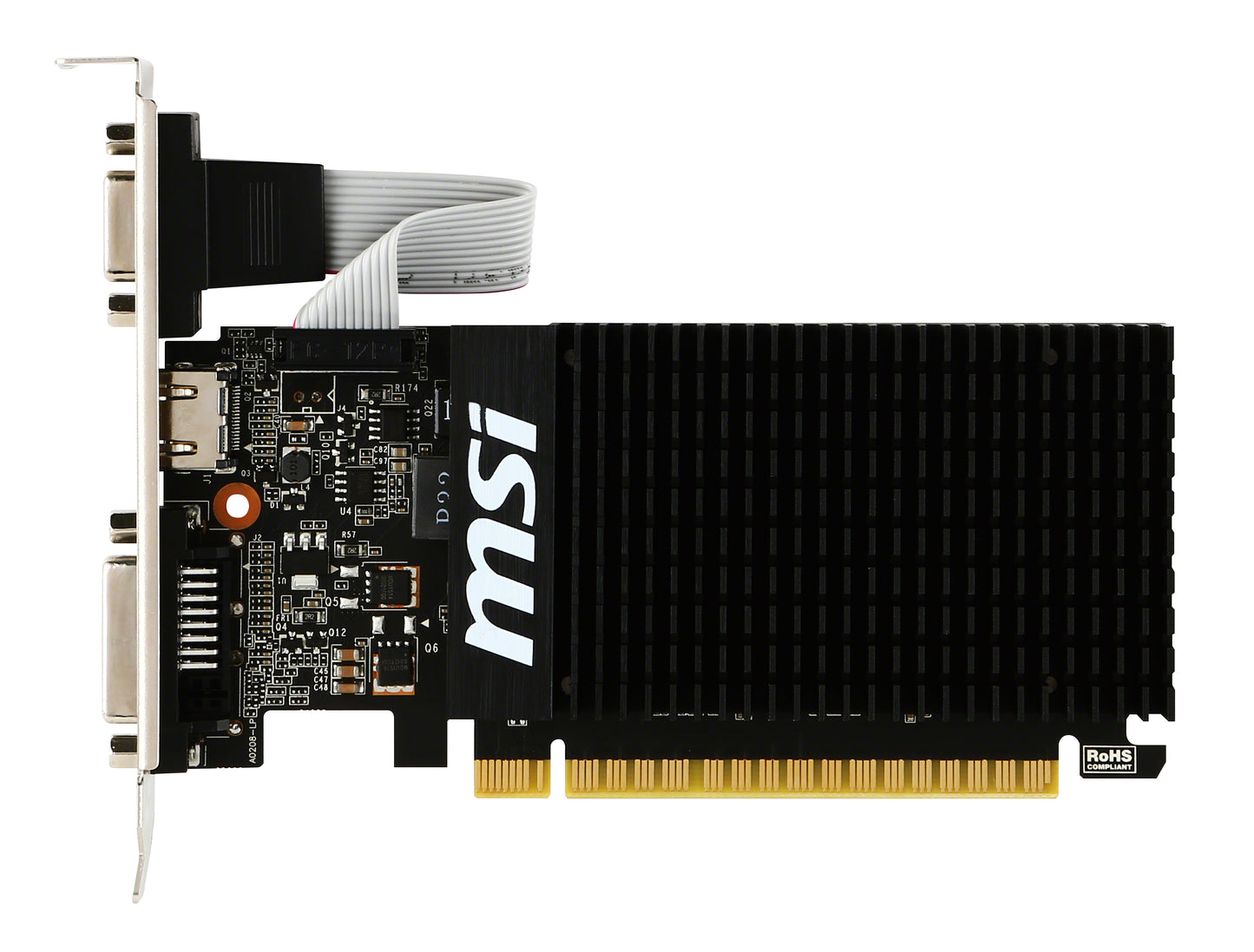 Vga Msi Nvidia Gt 710 2Gd3H Lp 2Gb Ddr3 Hdmi Vga Dvi - Visualizzazione dettagliata