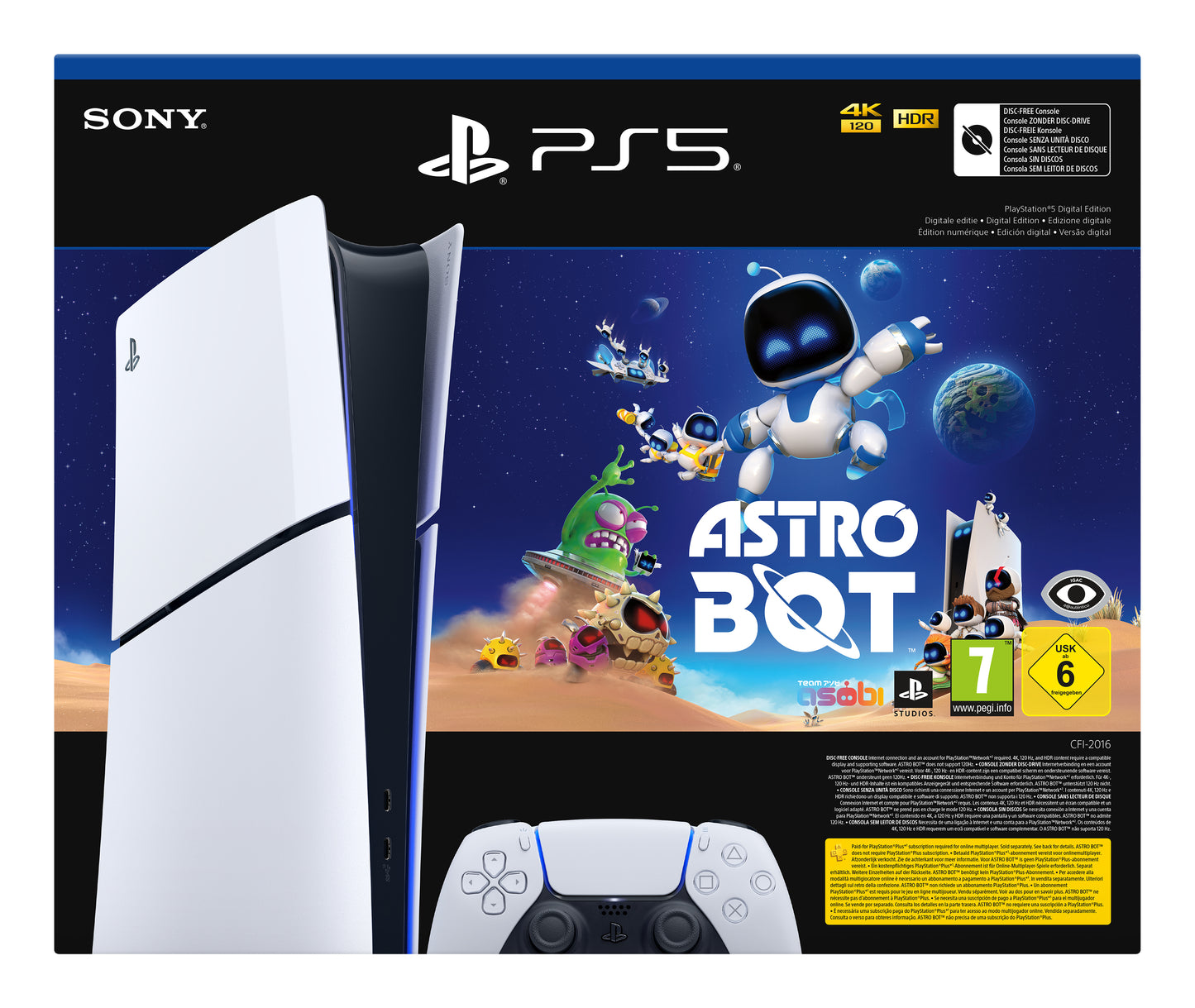 Sony Playstation 5 1Tera Ps5 White Digital Astrobot Bundle - Visualizzazione dettagliata