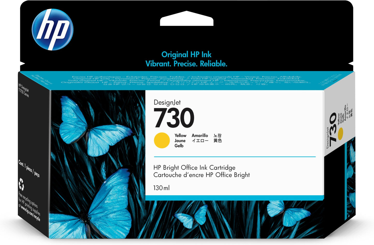 Ink 730 Yellow Per Designjet T17 00 - Visualizzazione dettagliata