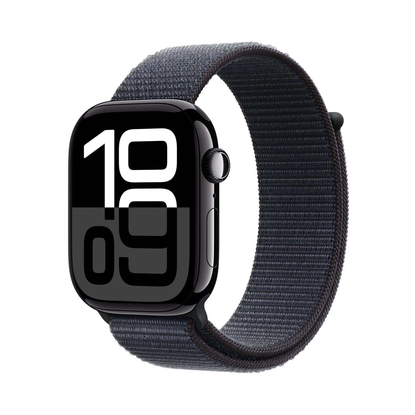 Watch 10 46Mm Gps Jet Nero Cassa Alluminio Con Cinturino Loop Inchio - Visualizzazione dettagliata