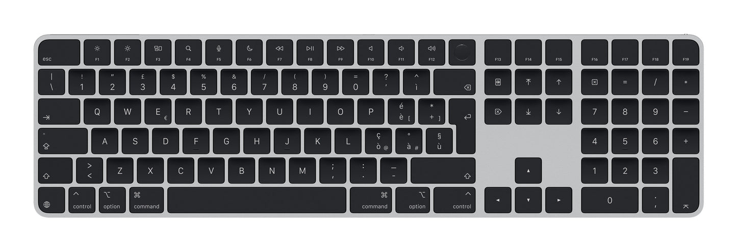 Tastiera Magic Apple Keyboard Nero Touch Id Tast Numerico Usbc - Visualizzazione dettagliata