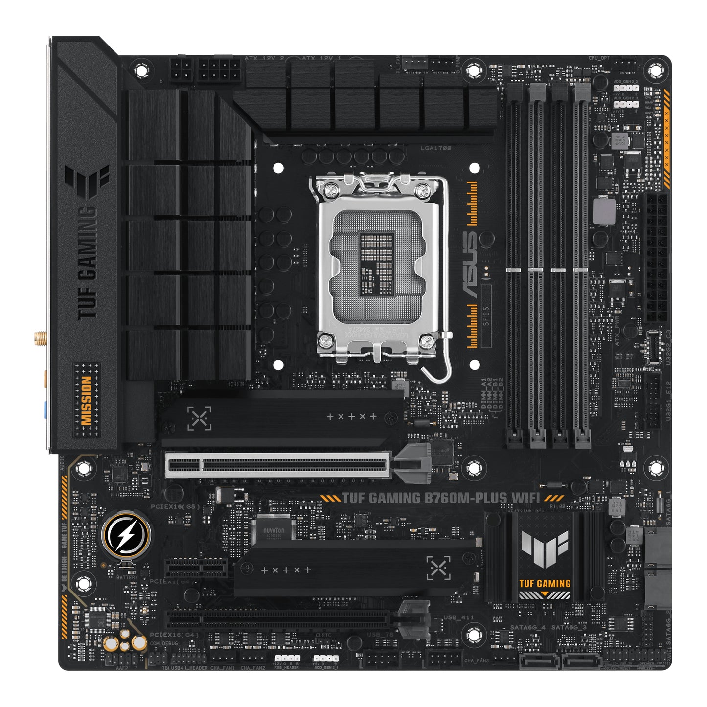 Mb Asus Tuf Gaming B760M Plus Wifi 1700 4D5 4S3 2M 2 2Pcie U3 2 Dp Hd - Visualizzazione dettagliata