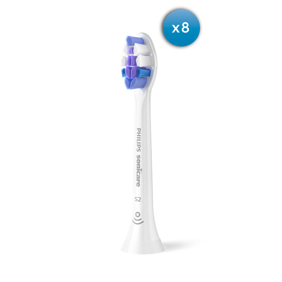 Philips Testine Ricambio 8Pcs Sonic Hx6058 87 Spazzolino Sensitive - Visualizzazione dettagliata