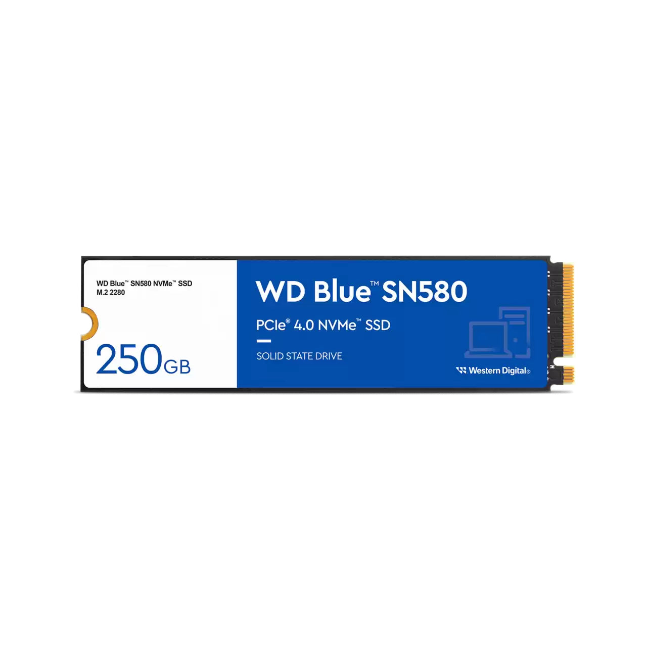 Ssd M 2 2Tb 2280 Nvme Blue Sn580 Pcie 4 0 R W 4150 4150 Mb S - Visualizzazione dettagliata