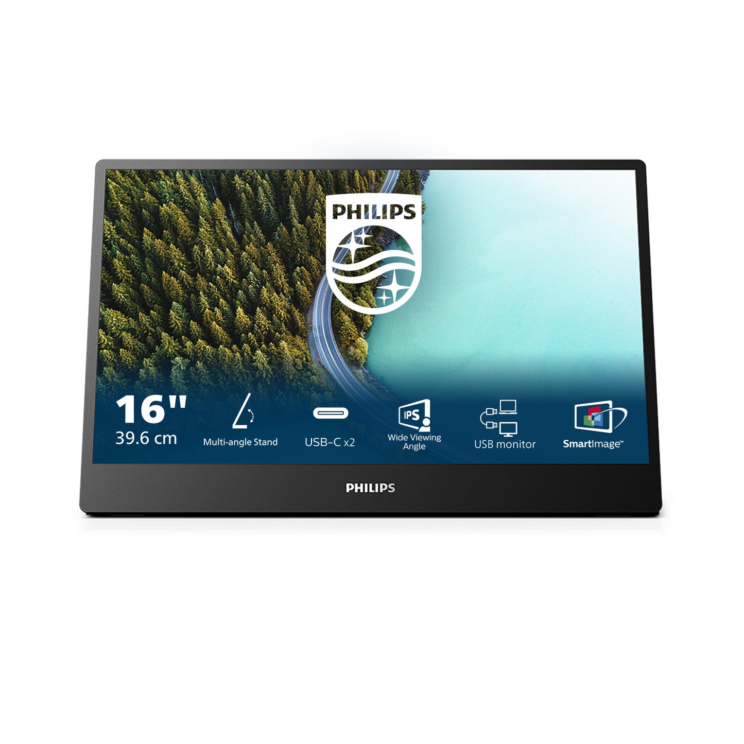 Mon 15 6 Ips Portable Monitor 16B1P3302D 00Usbc - Visualizzazione dettagliata