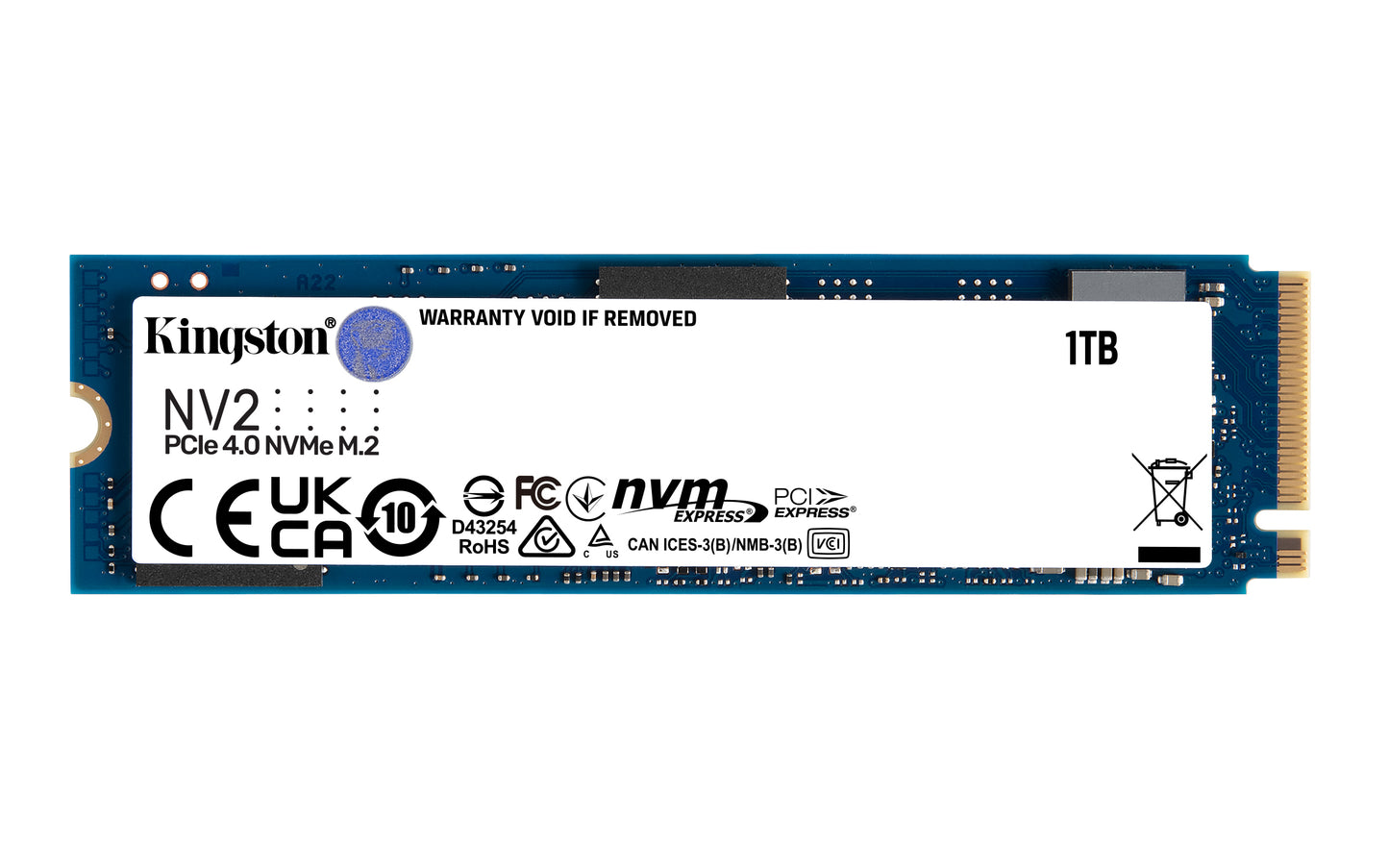 Ssd M 2 1Tb 2280 Nvme Nv2 Pcie 4 0 R W 3500 2100 Mb S 3D Nand - Visualizzazione dettagliata