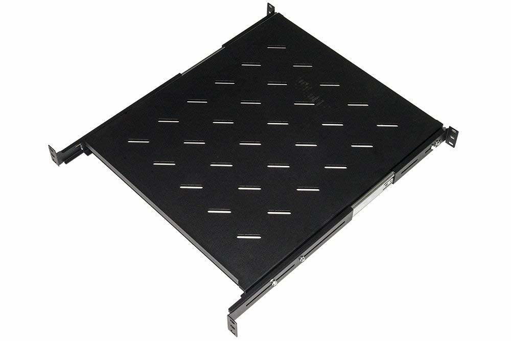 Armadio Rack Ripiano 1 Unit 19 Prof 550 Mm Univ Nero Estraibile - Visualizzazione dettagliata