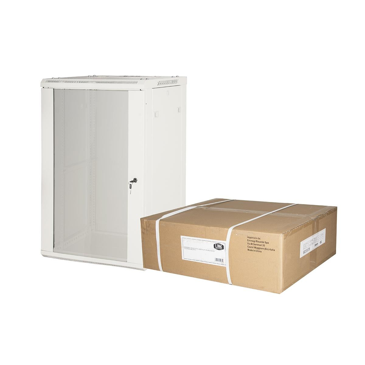 Armadio A Muro 19 18 Unit 905 600 450Mm Grigio Disassemblato - Visualizzazione dettagliata