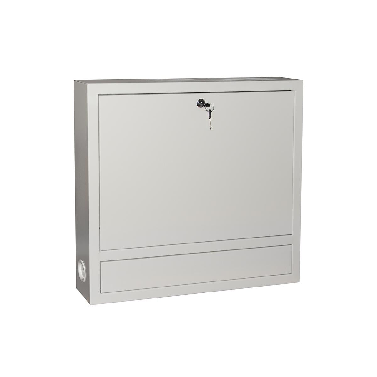 Armadio A Muro Per Notebook Con Chiusura Chiave Grigio - Visualizzazione dettagliata