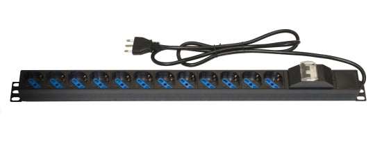 Armadio Rack Multipresa 12 Prese Verticale Magnetotermico - Visualizzazione dettagliata