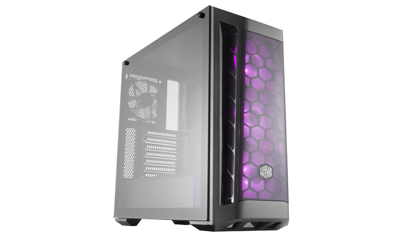 Case Mid Tower No Psu Masterbox Mb511D Rgb 2Usb3 Vetro Temperato - Visualizzazione dettagliata