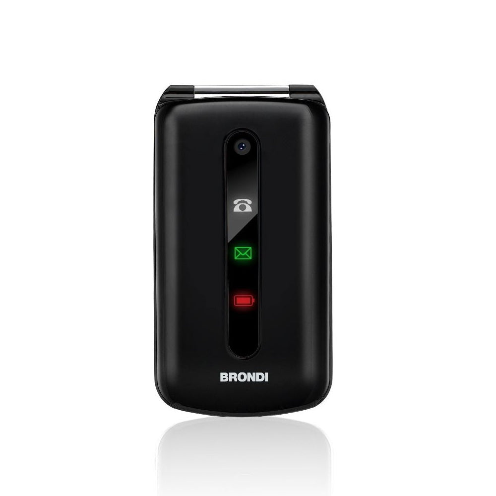 Cellulare Brondi President Nero 3 Colori Bluetooth Flip Attivo - Visualizzazione dettagliata