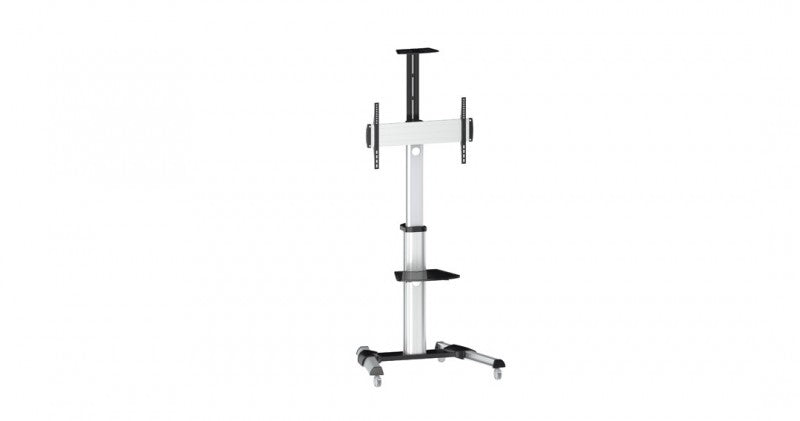 Staffa Tv Monitor 37 70Pavimento Max50Kg Ruota 90 Carrello Ruote - Visualizzazione dettagliata
