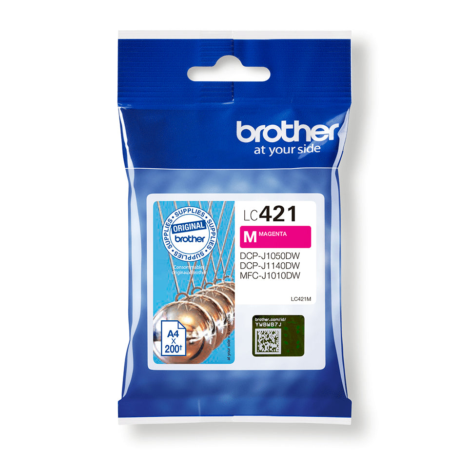 Ink Brother Lc421M Magenta 200Pg Per Dcp J1050Dw - Visualizzazione dettagliata