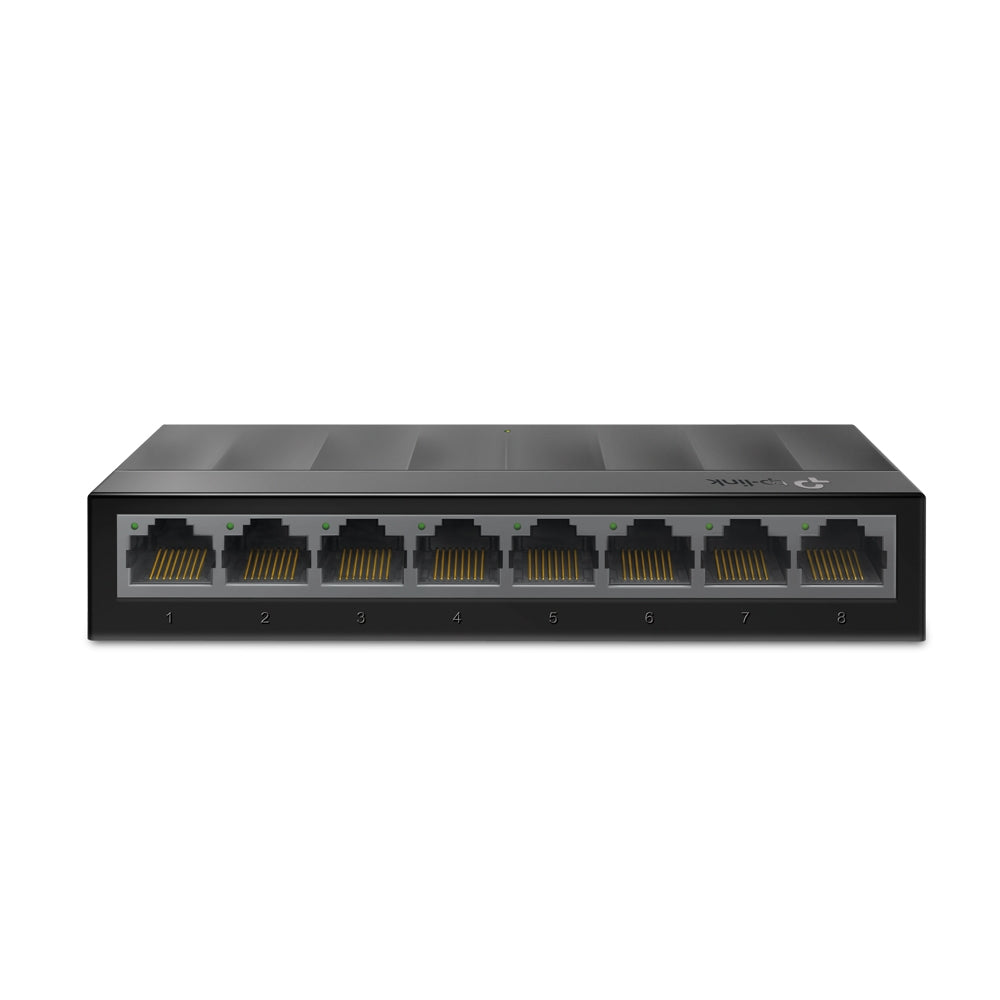 Switch 8P Gigabit Rj45 Plastic Case - Visualizzazione dettagliata